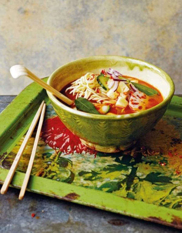 Penang hot-and-sour noodle soup