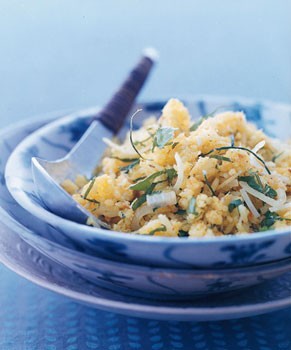 Penang rice salad (Nasi kerabu)