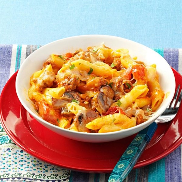 Penne & sausage casseroles 