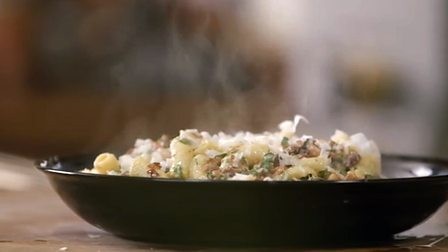 Penne carbonara