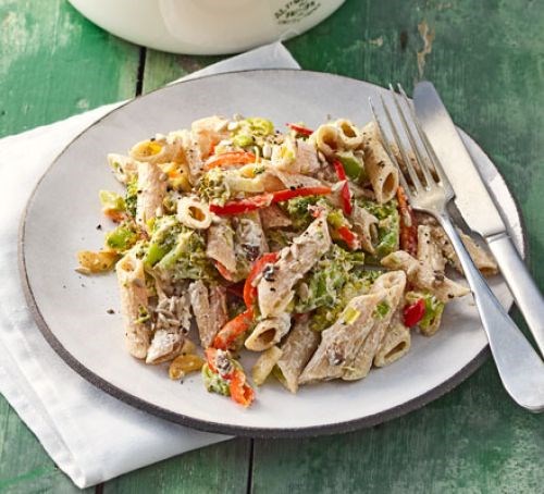 Penne with broccoli, lemons & anchovies