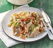 Penne with broccoli,lemon & anchovies