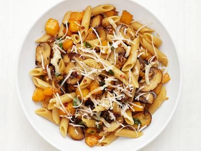 Penne with butternut squash