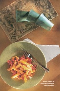 Penne with sausage ragù (Penne al ragù di salsicce)