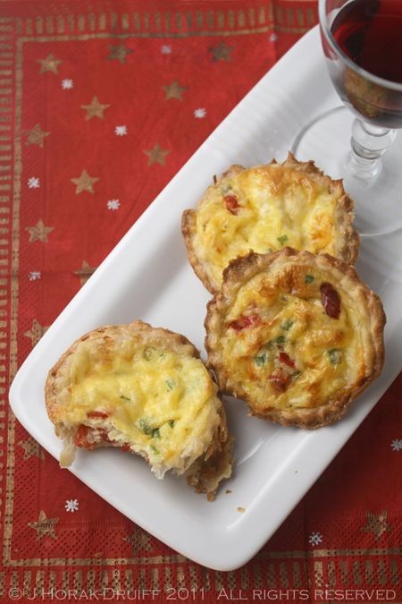 Peppadew cheese puffs