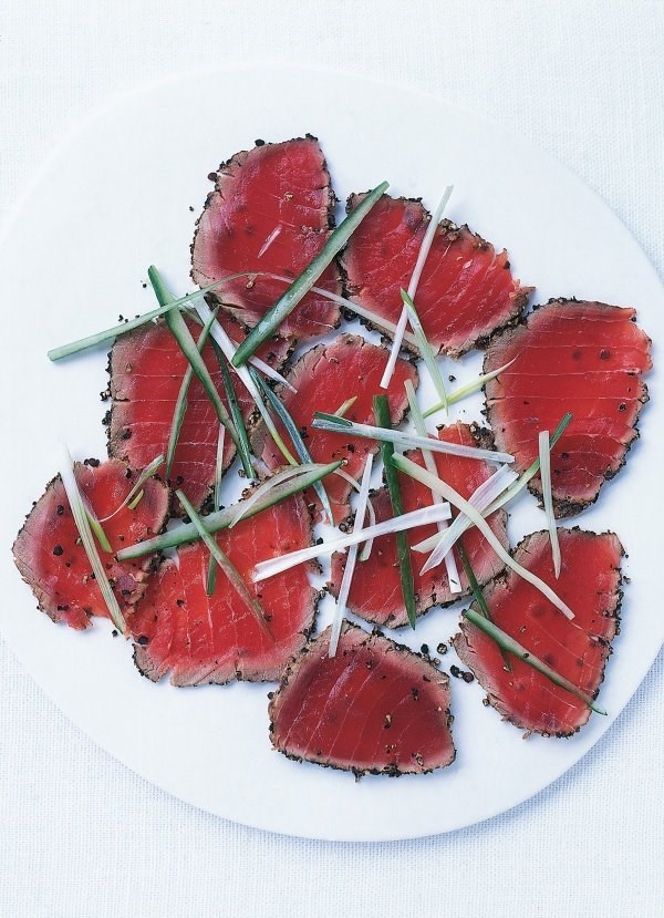 Pepper-seared tuna