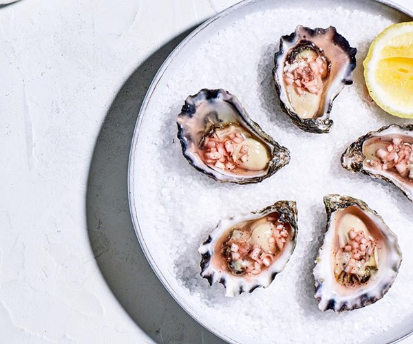 Pepperberry mignonette (Oysters à la Leigh Street Wine Room) 