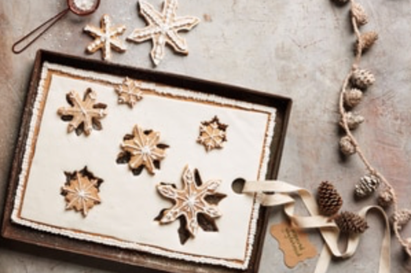 Peppered gingerbread Christmas puzzle