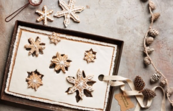 Peppered gingerbread Christmas puzzle
