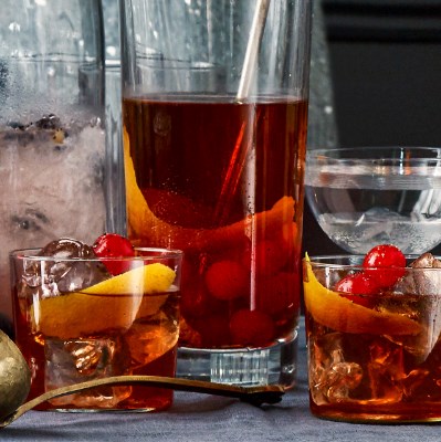 Peppered old fashioned