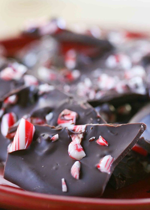 Peppermint bark