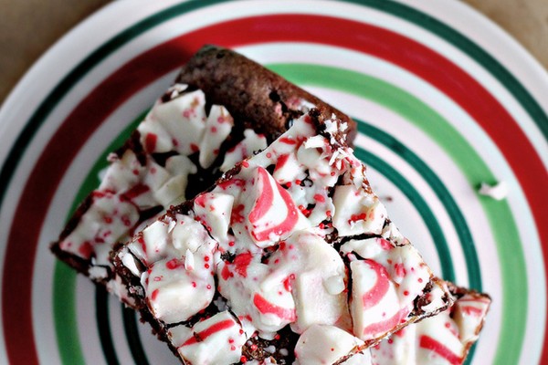 Peppermint brownies