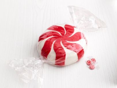 Peppermint candy cake