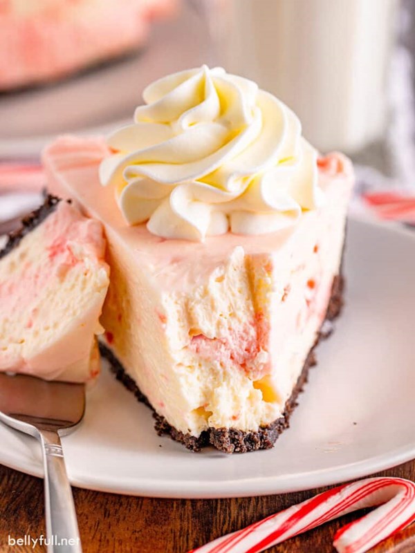 Peppermint cheesecake