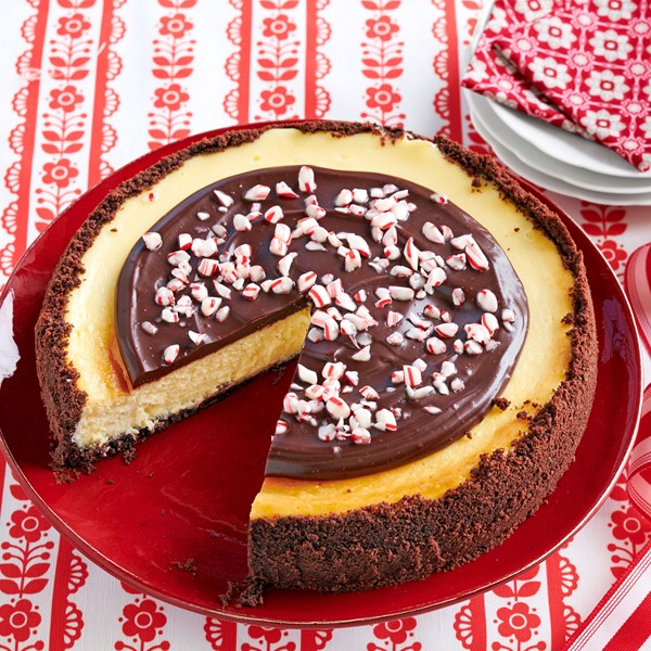 Peppermint cheesecake
