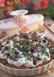 Peppermint Crisp pie