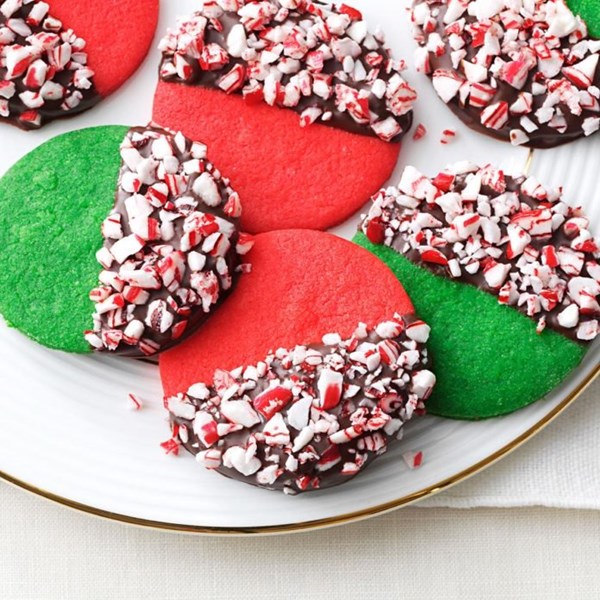 Peppermint crunch Christmas cookies