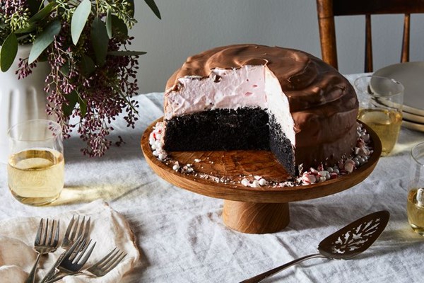 Peppermint hi-hat cake 