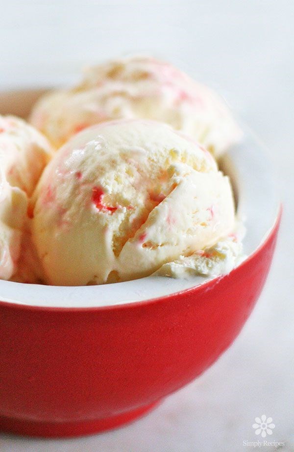 Peppermint ice cream