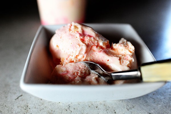 Peppermint ice cream