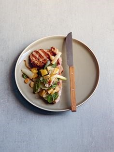 Peppermint lamb leg steak