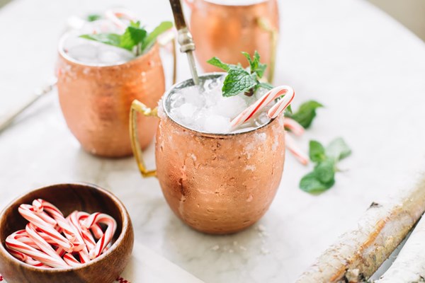 Peppermint Moscow mule
