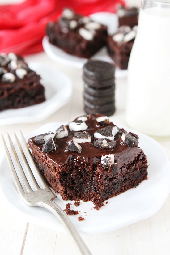 Peppermint pattie brownies