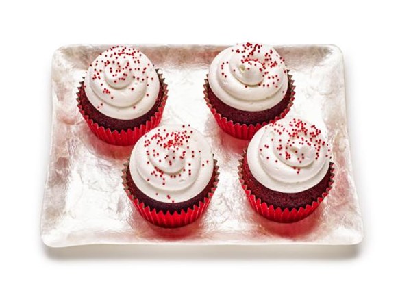 Peppermint red velvet cupcakes 