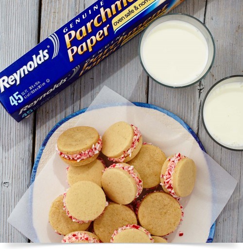Peppermint sandwich cookies