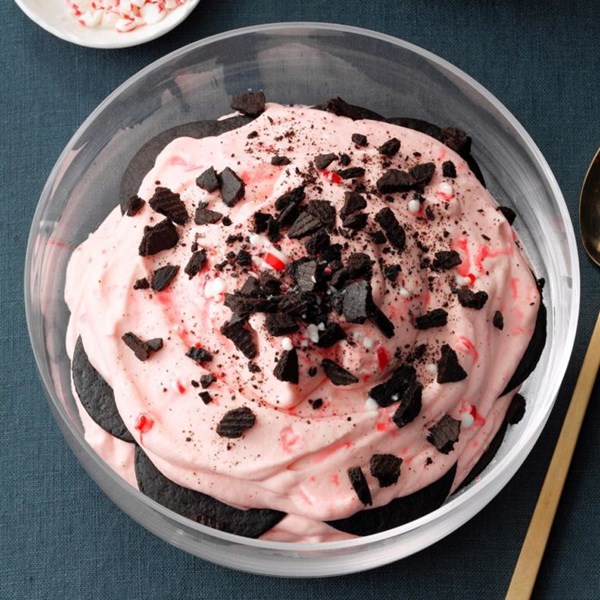 Peppermint stick dessert