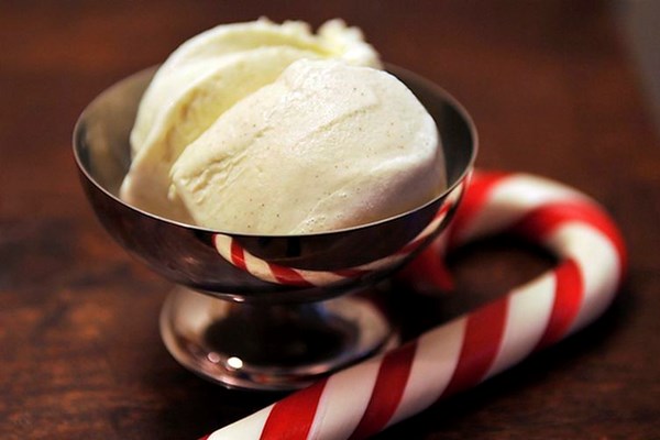 Peppermint stick ice cream