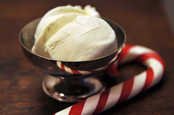 Peppermint stick ice cream