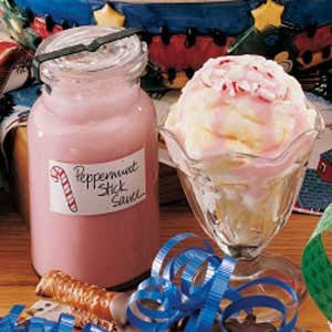 Peppermint stick sauce