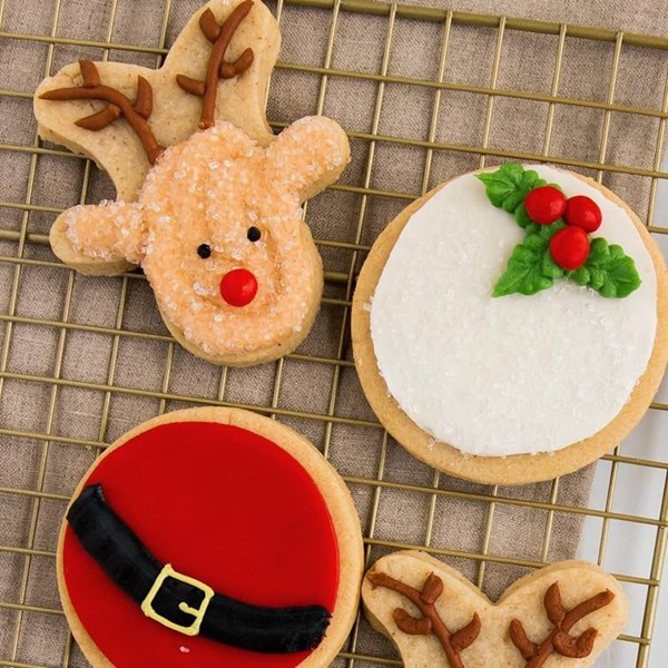Peppermint sugar cookies