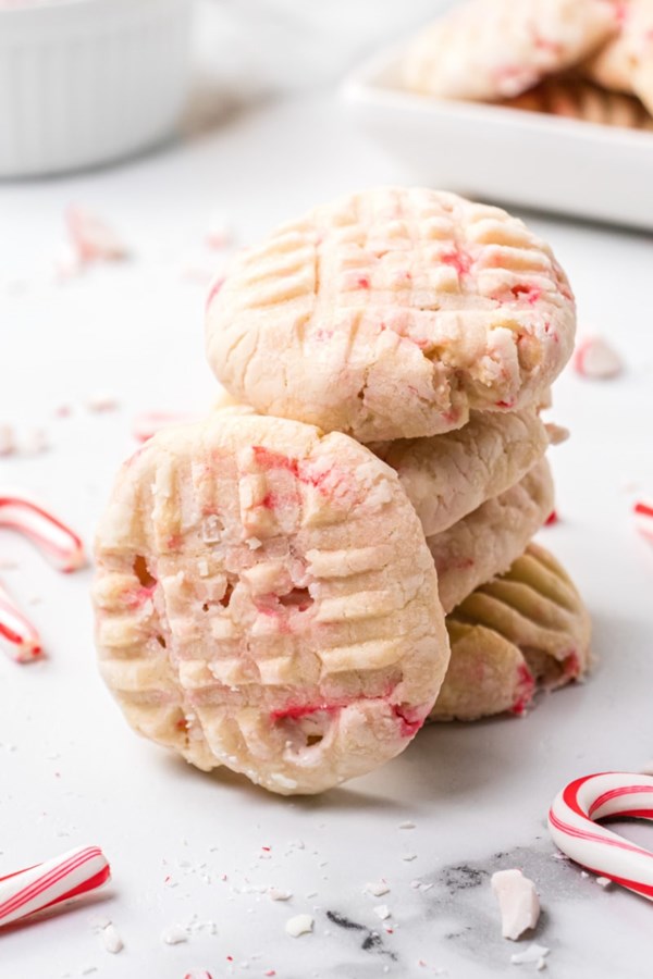Peppermint sugar cookies