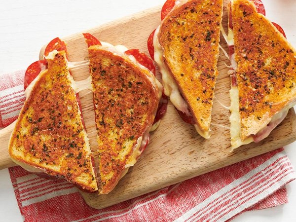 Pepperoni grilled cheese