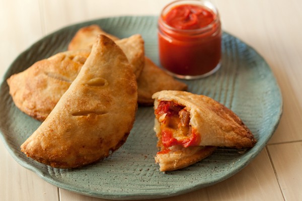 Pepperoni pizza hand pies