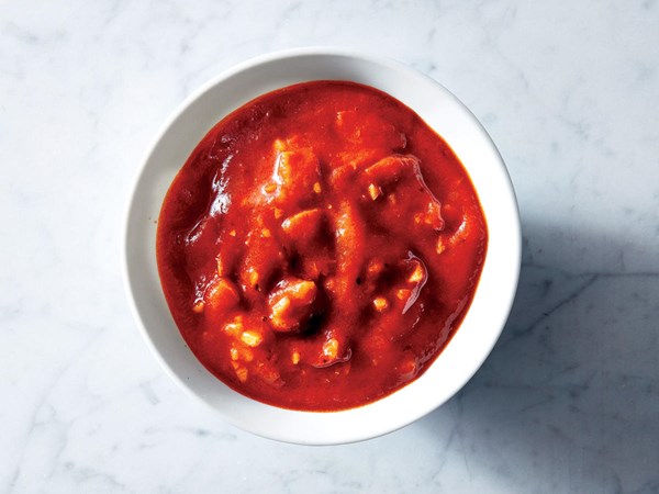 Pepperoni tomato sauce