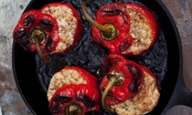 Peppers with cannellini and Gorgonzola