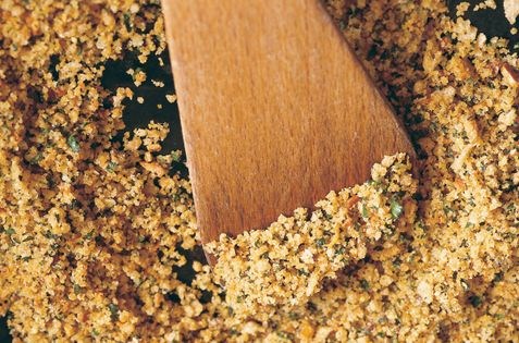 Peppery herbed breadcrumbs