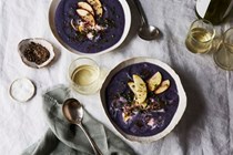 Peppery purple soup