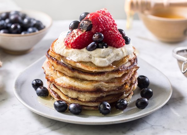 Perfect banana pancakes