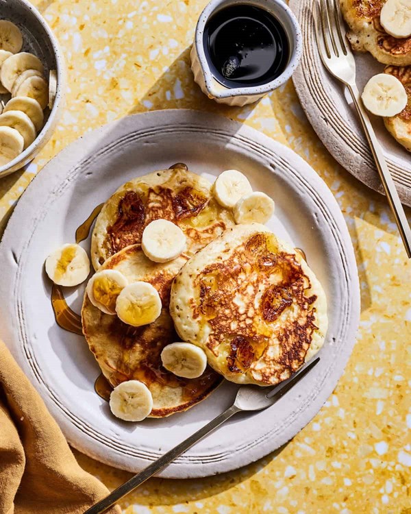 Perfect banana pancakes
