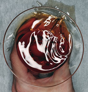 Perfect bourbon Manhattans