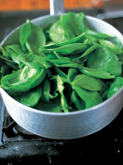 Perfect braised spinach
