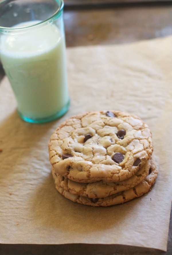 Perfect chocolate chip cookies (for two)