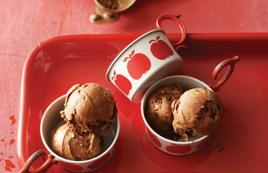 Perfect chocolate ice cream