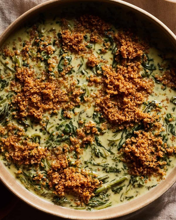 Perfect creamed spinach 