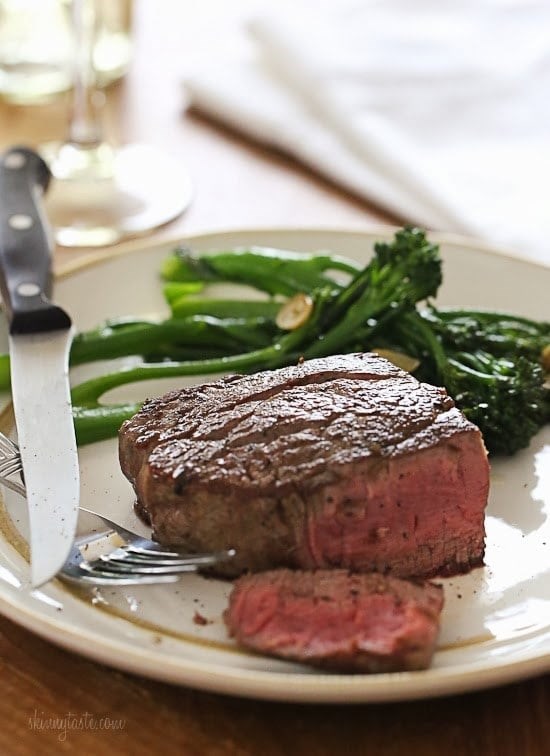 Perfect filet mignon for two