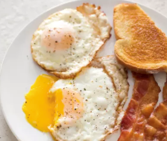 Perfect fried eggs